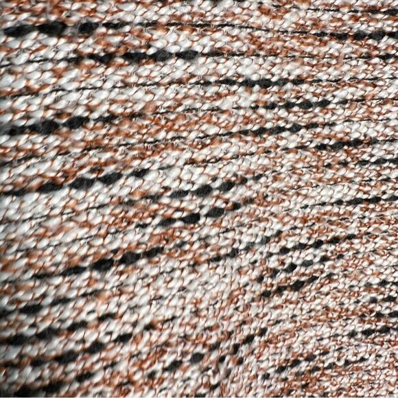 LOFT XL Boucle Sweatshirt & Skirt Set Drawstring Waist Marled Knit EUC - Picture 6 of 11